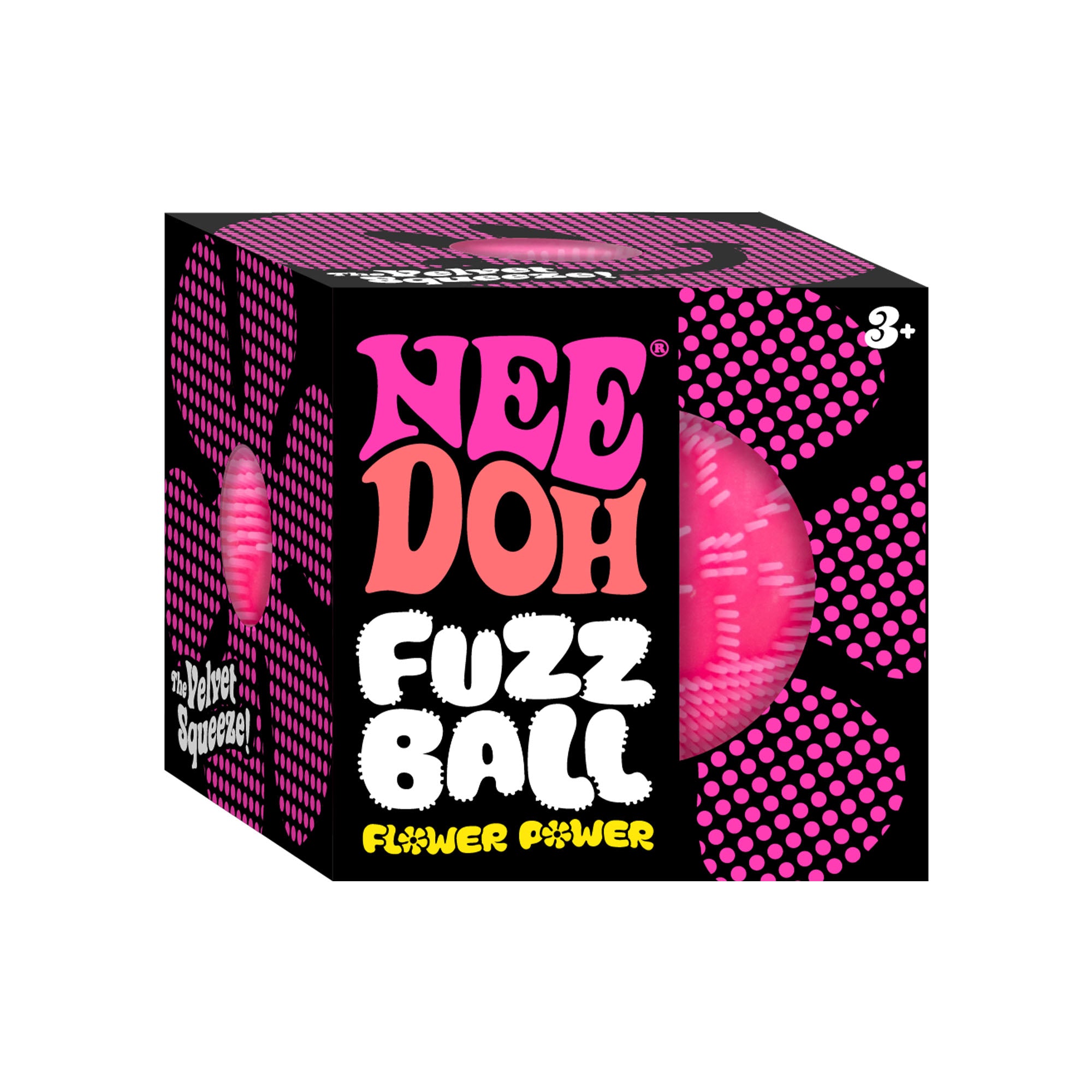 Needoh Fuzz Ball Flower Power