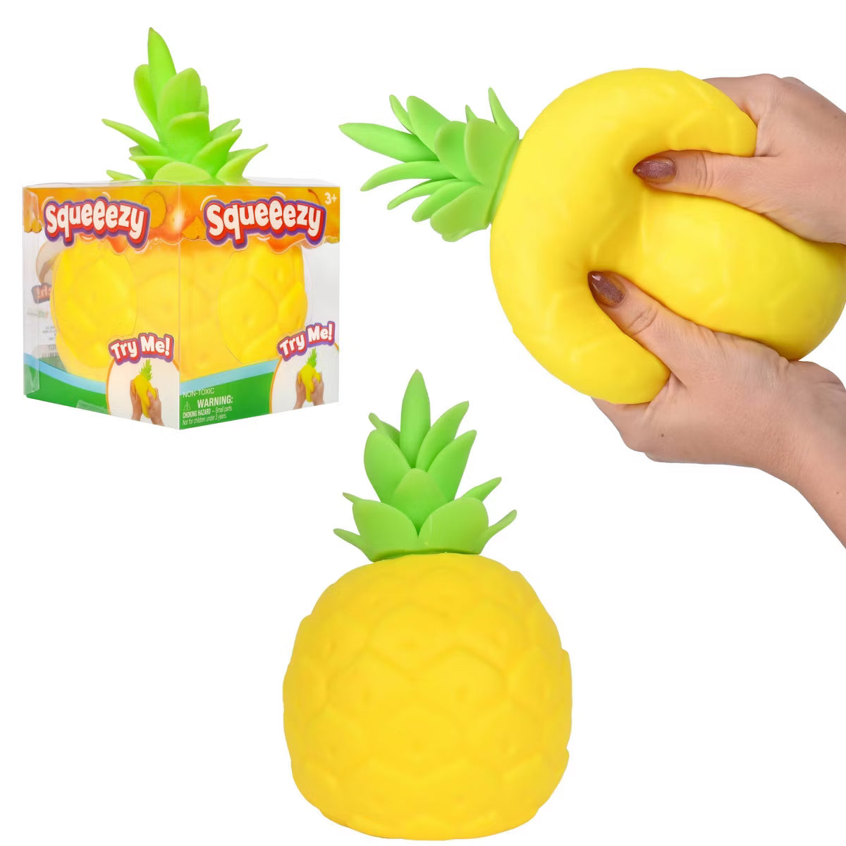 Sunny Days Squeeezy Pineapple Fidget Toy