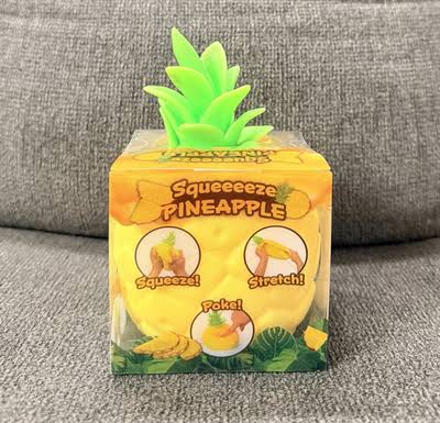 Sunny Days Squeeezy Pineapple Fidget Toy
