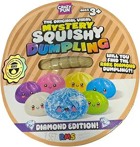 RMS® Crazy Fun™ Mystery Squishy Dumpling – Diamond Edition